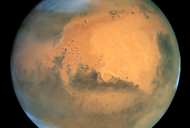 Mars a Hubble szemével